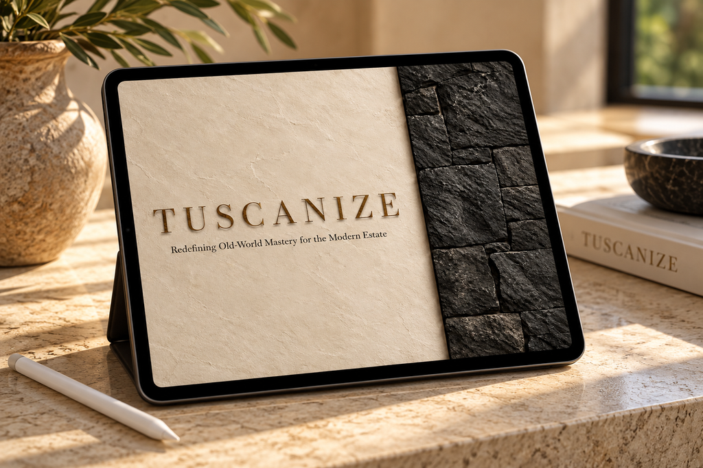 TUSCANIZE IT - Redefining Old-World Mastery for the Modern Estate - ebook cover on iPad